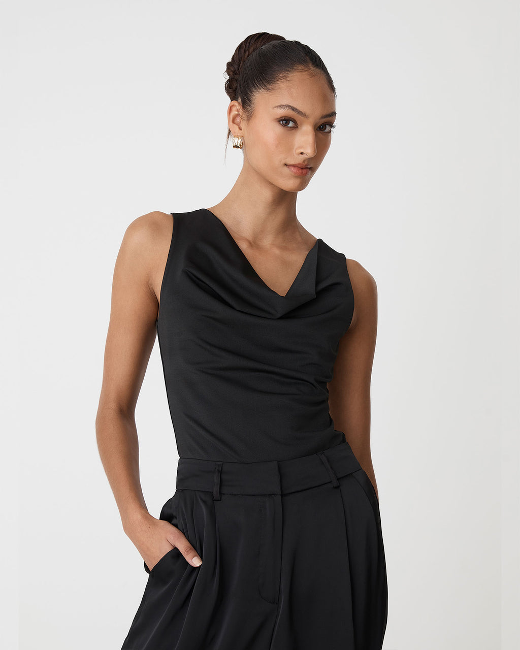 Sabrina Cowl Neck Top