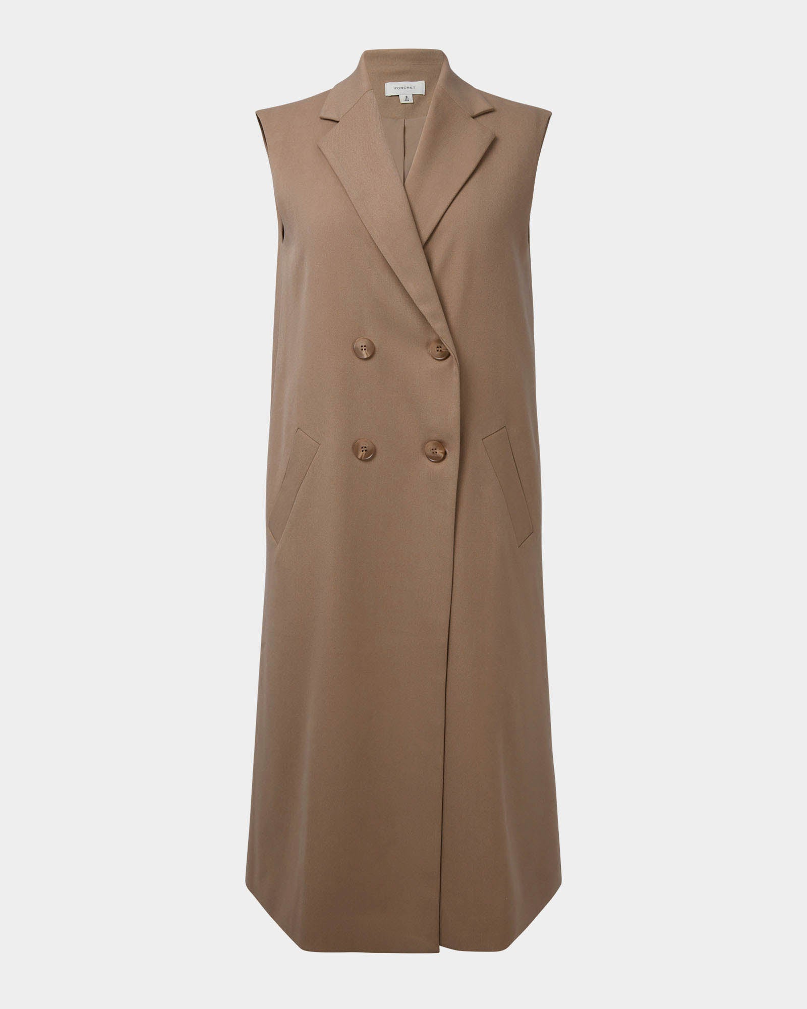 Kiya Longline Sleeveless Vest