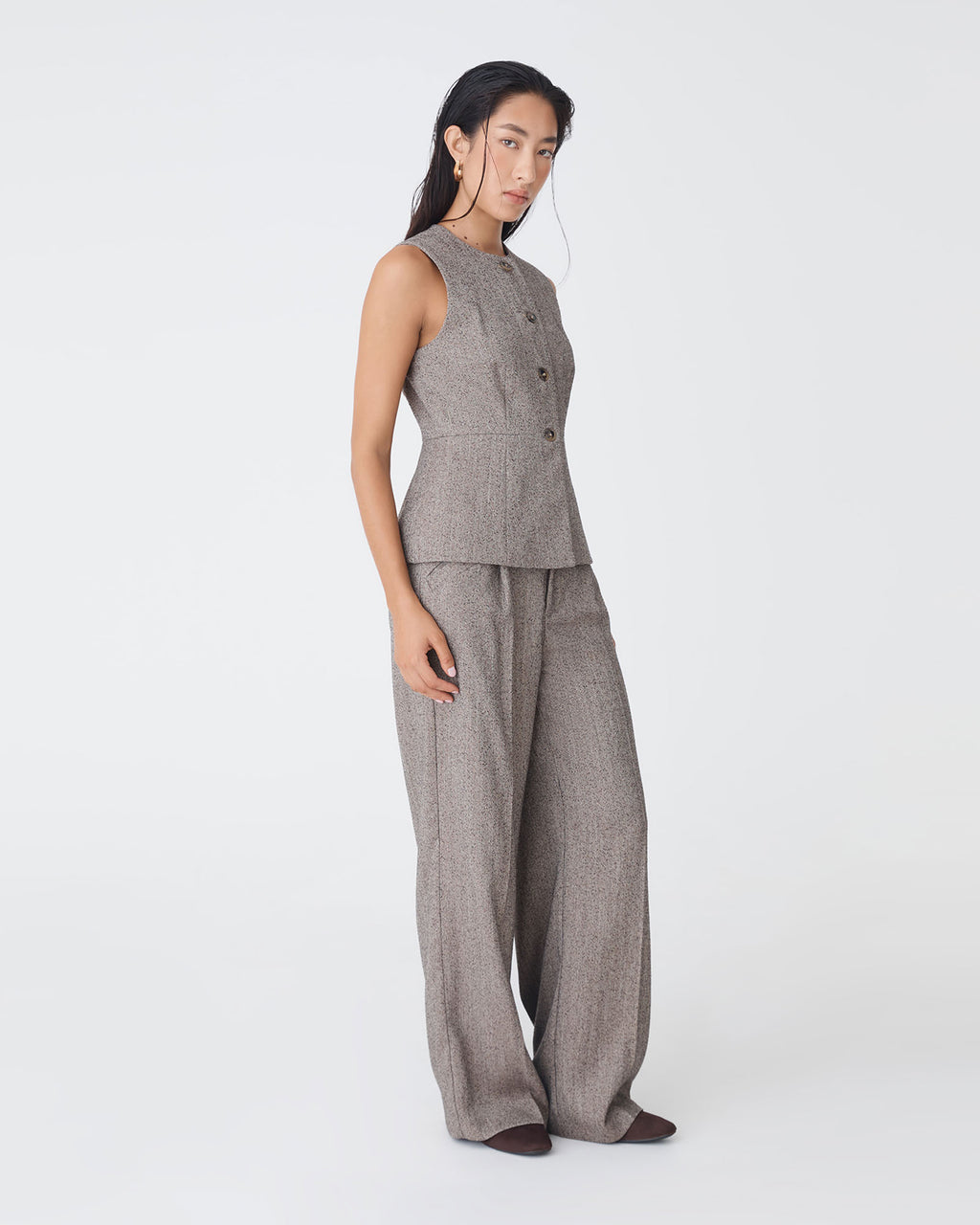 Nevada Herringbone Vest