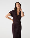Elise V-Neck Bias Dress
