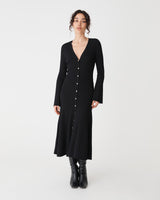 Danica V-Neck Rib Knit Dress