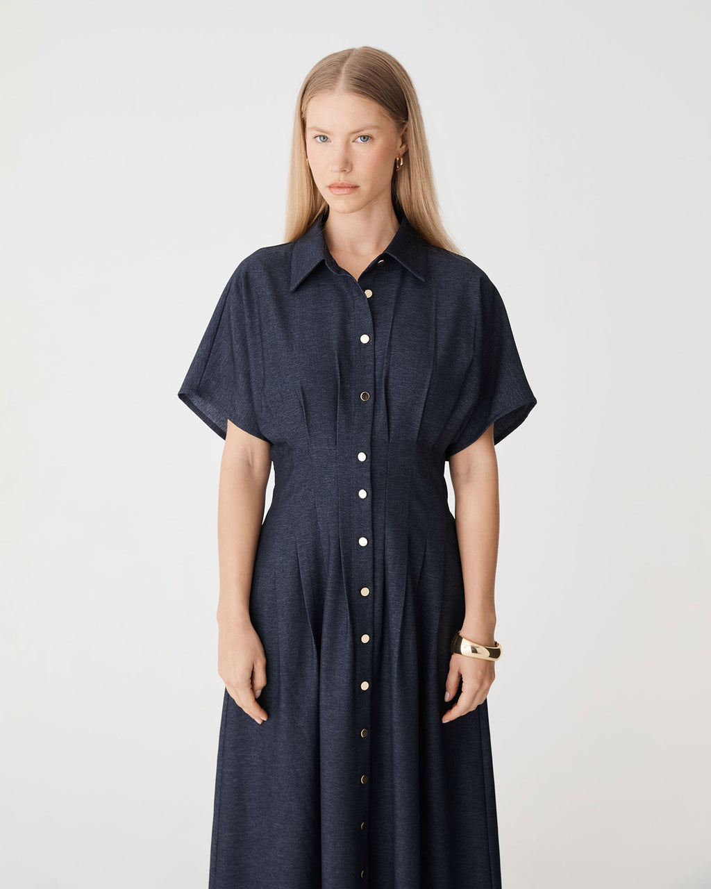Gilda Pleat Waist Dress