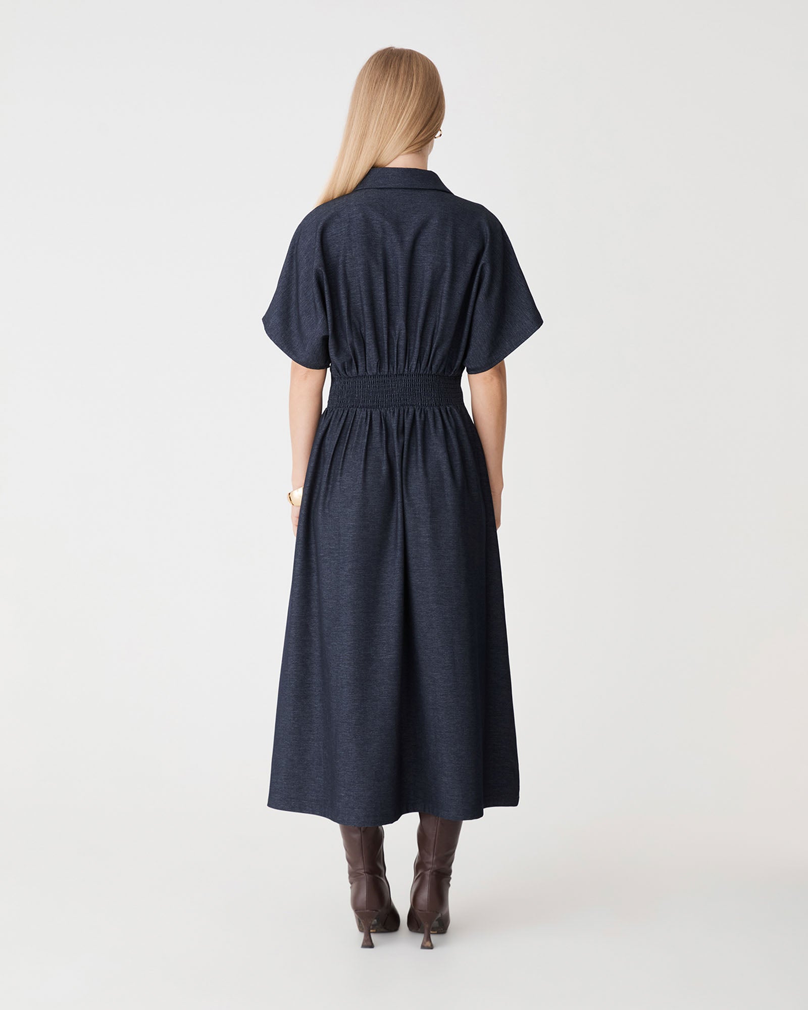 Gilda Pleat Waist Dress