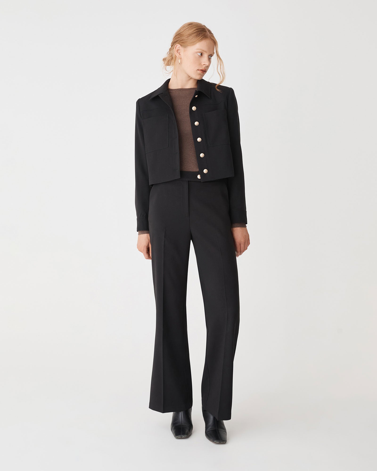 Sadie Patch Pocket Crop Jacket