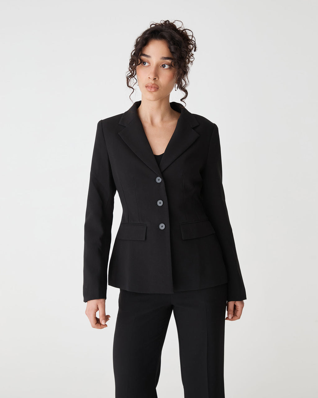 Lydia Fitted Waist Blazer