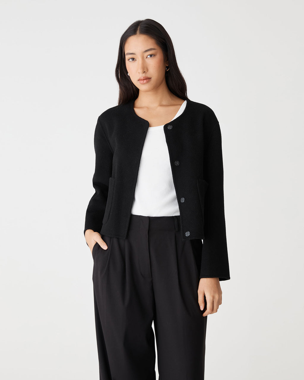 Alani Crop Wool Jacket