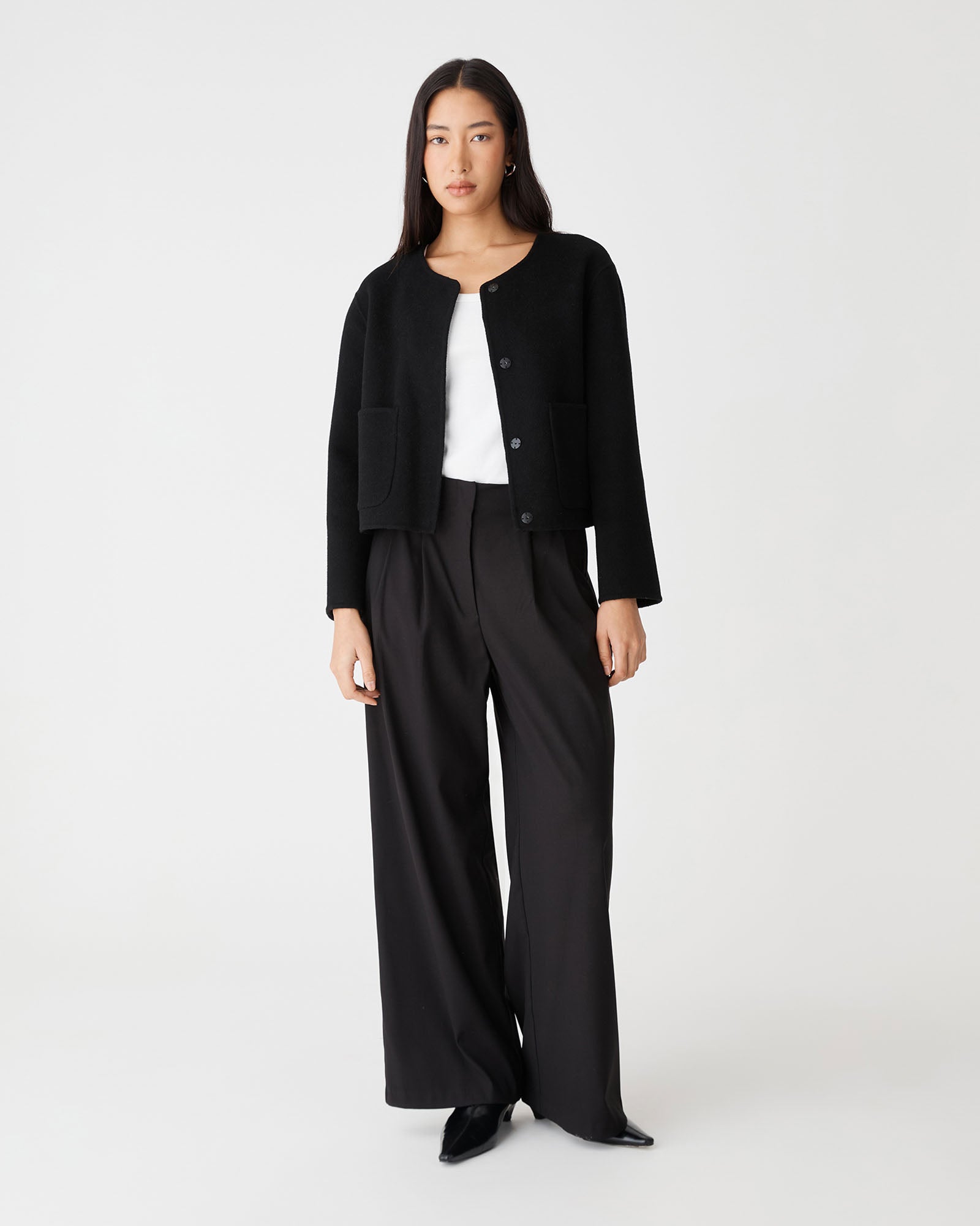 Alani Crop Wool Jacket