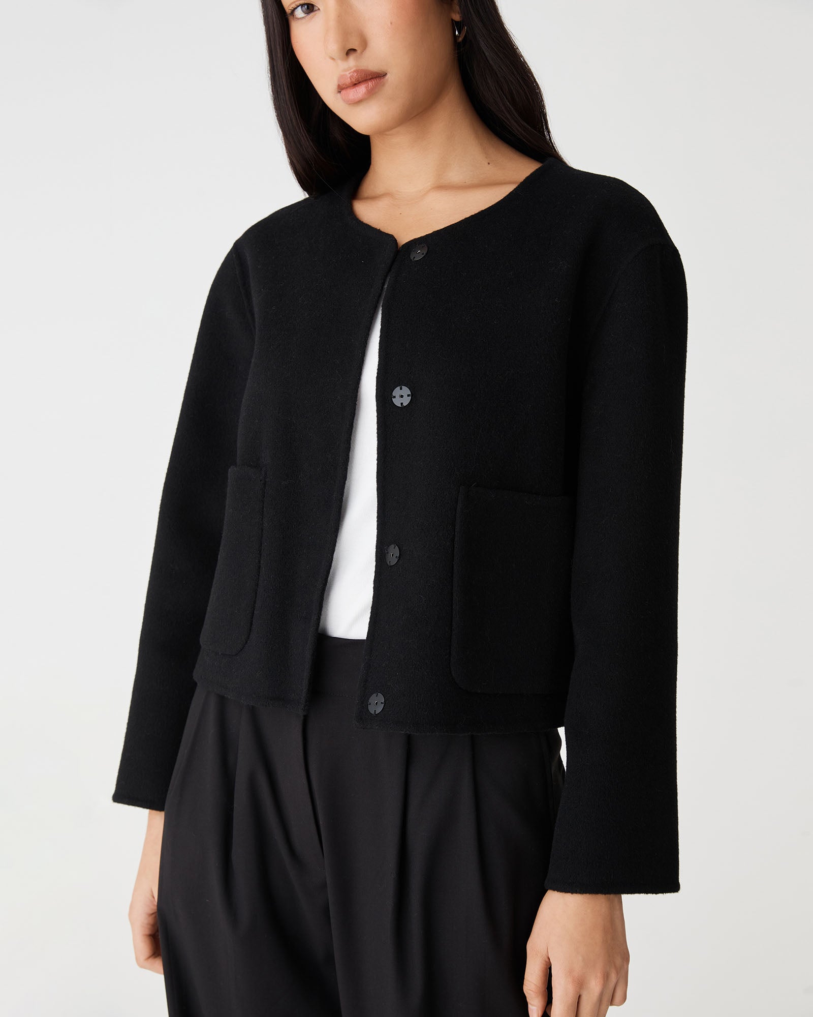 Alani Crop Wool Jacket
