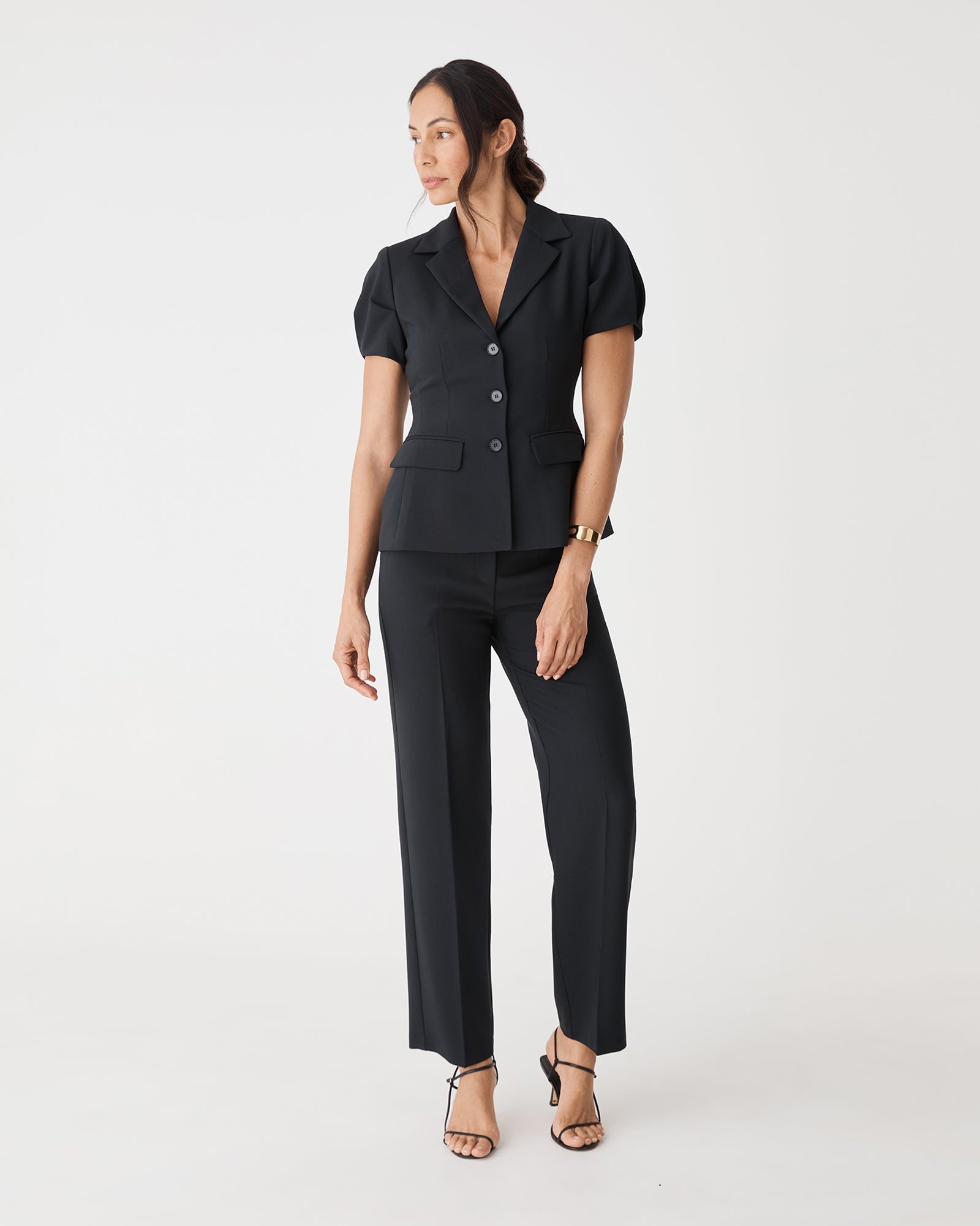 Jennifer Short Sleeve Blazer