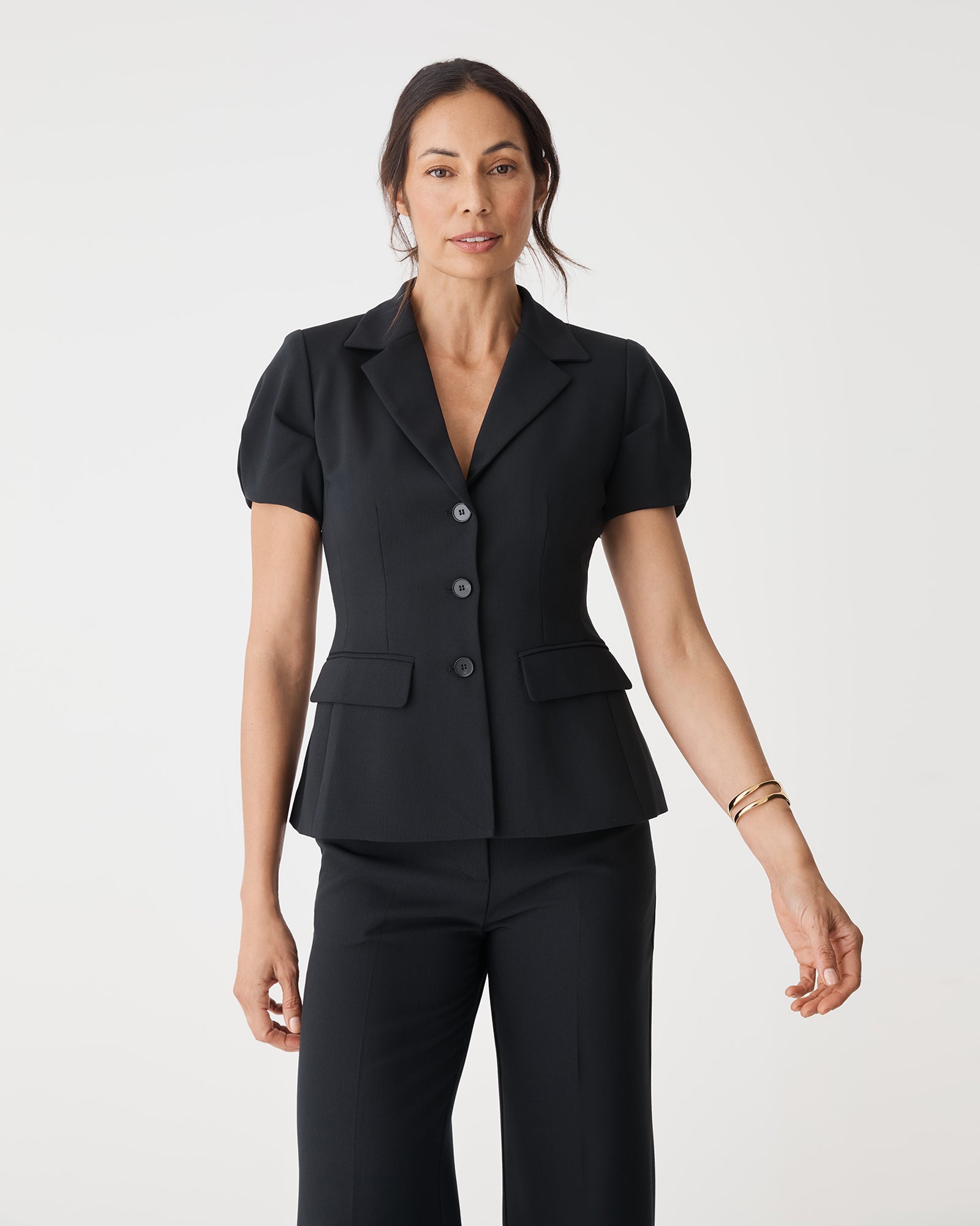 Jennifer Short Sleeve Blazer