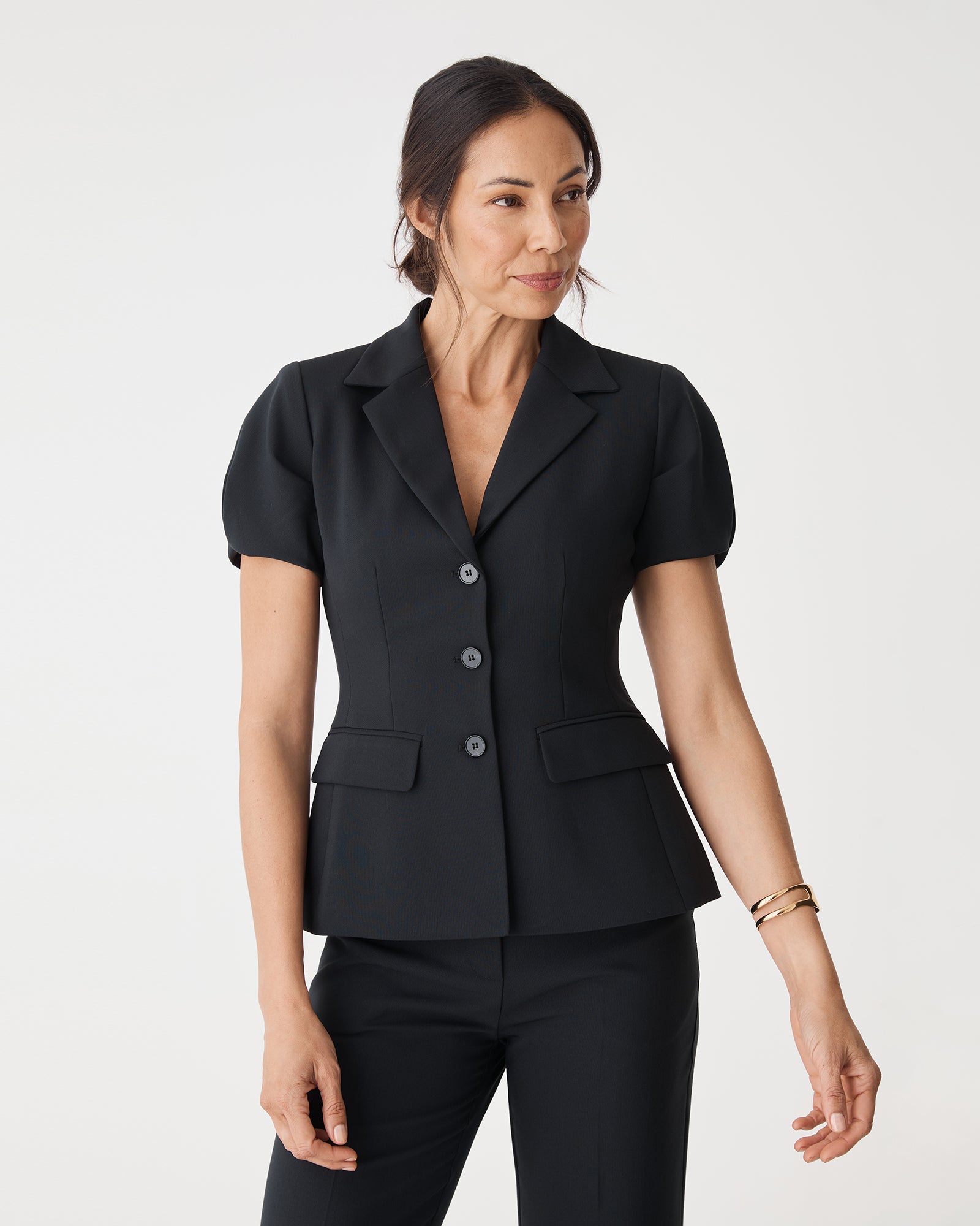 Jennifer Short Sleeve Blazer