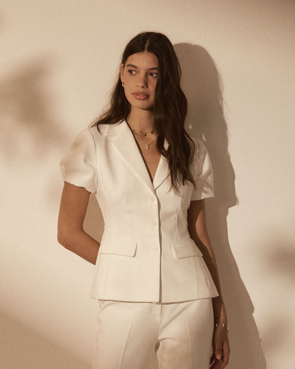 Jennifer Short Sleeve Blazer