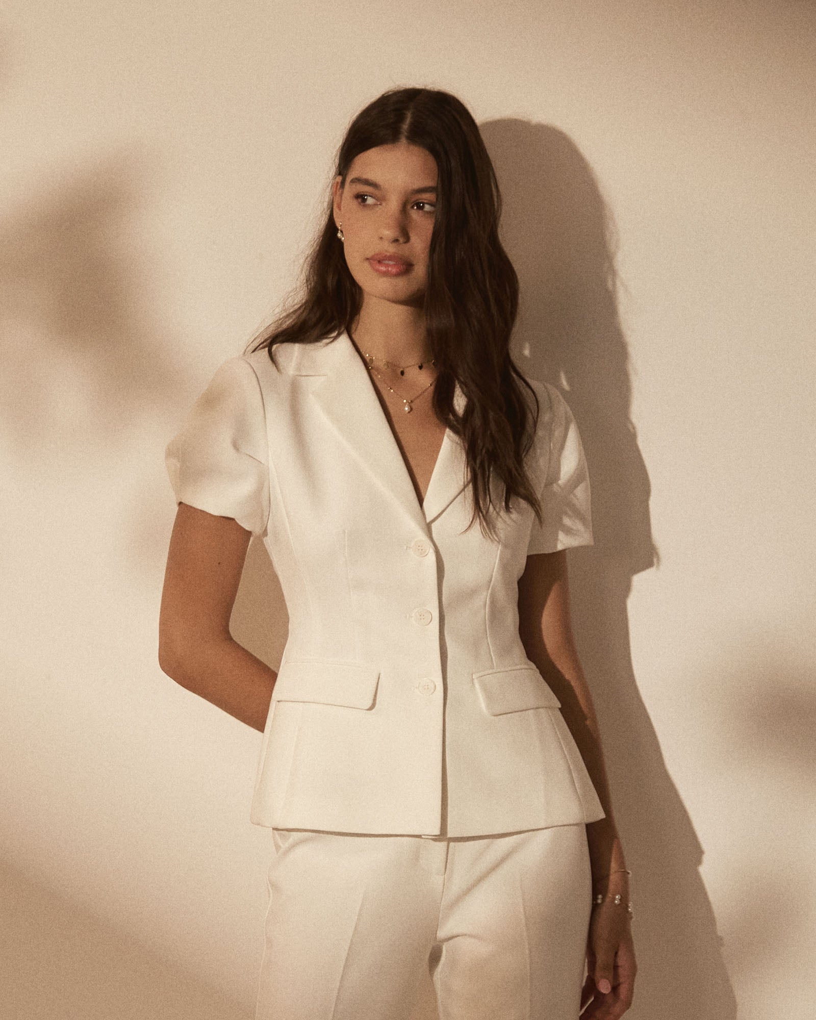 Jennifer Short Sleeve Blazer
