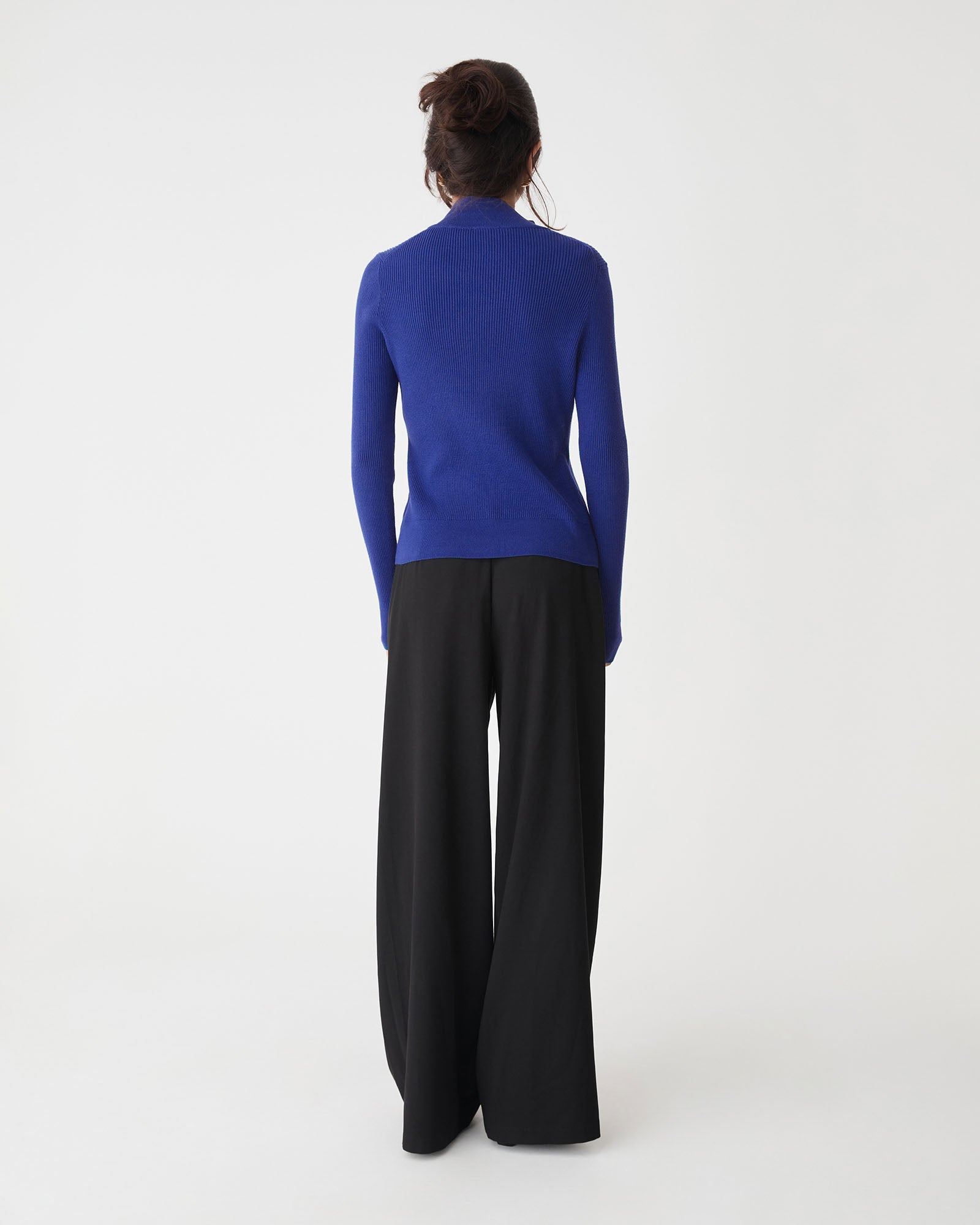 Blake Ribbed Zip Cardigan