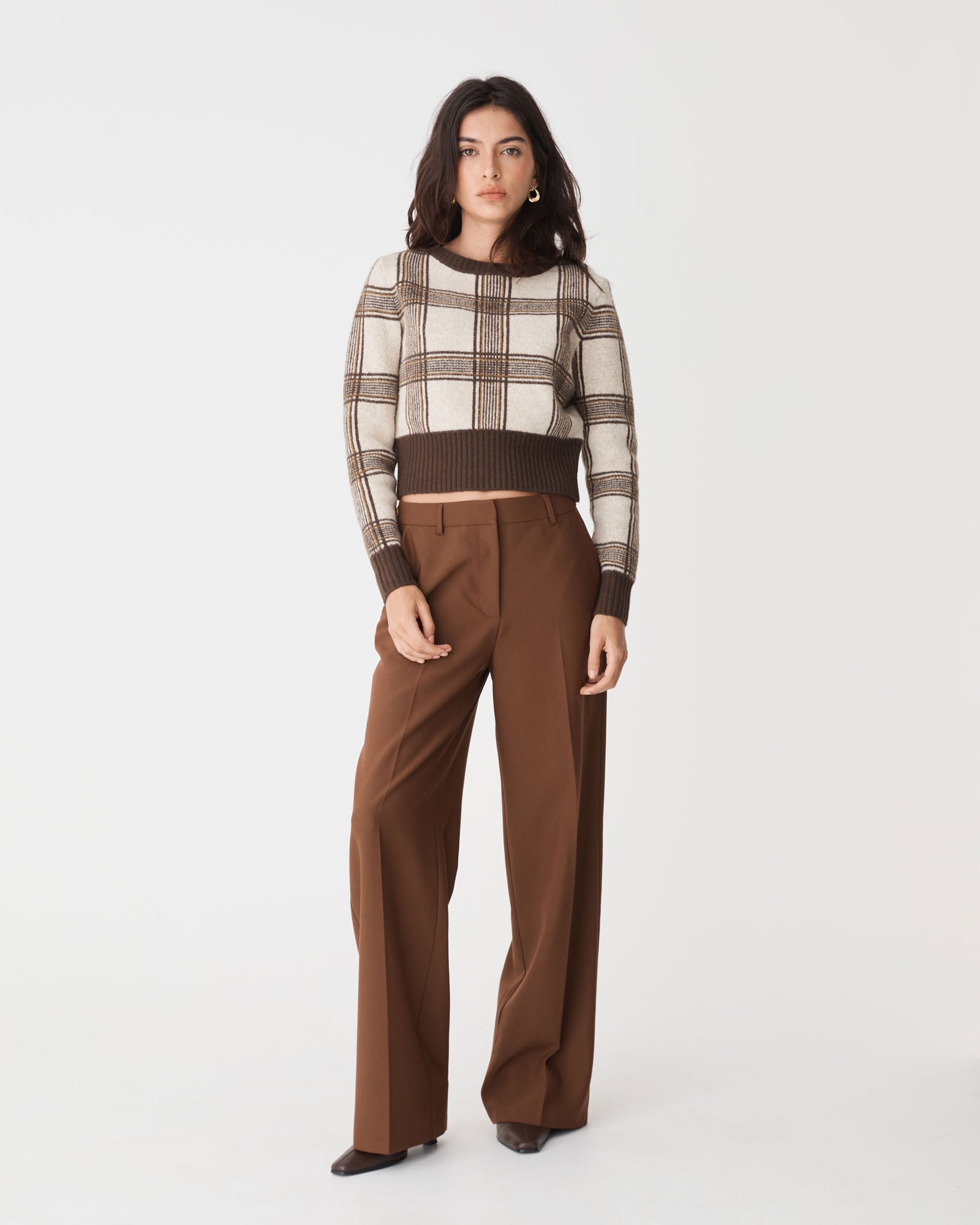 Francesca Check Jumper