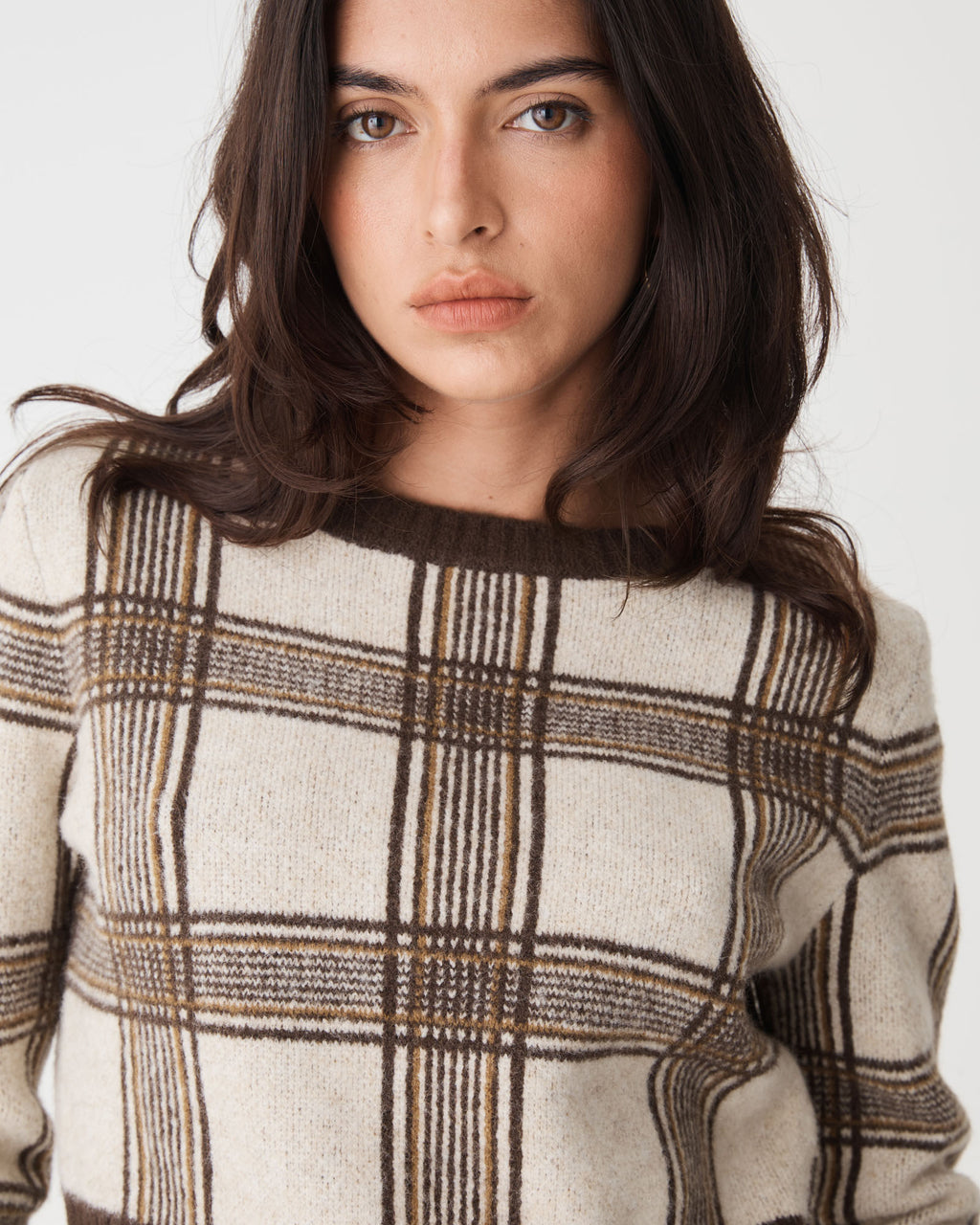 Francesca Check Jumper