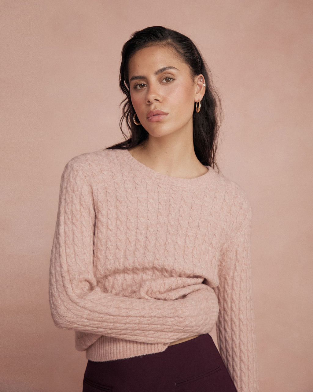 Andie Cable Knit Jumper