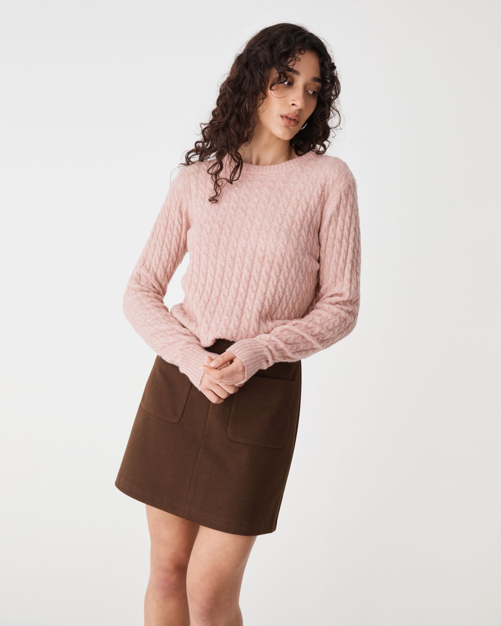 Andie Cable Knit Jumper