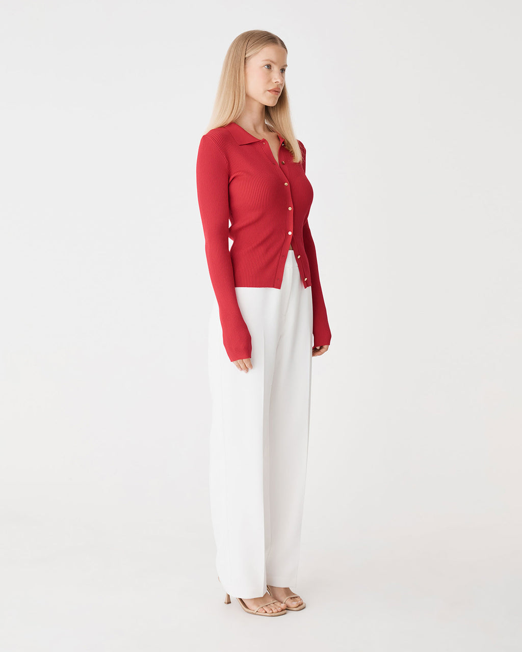 Bristol Collared Rib Cardigan