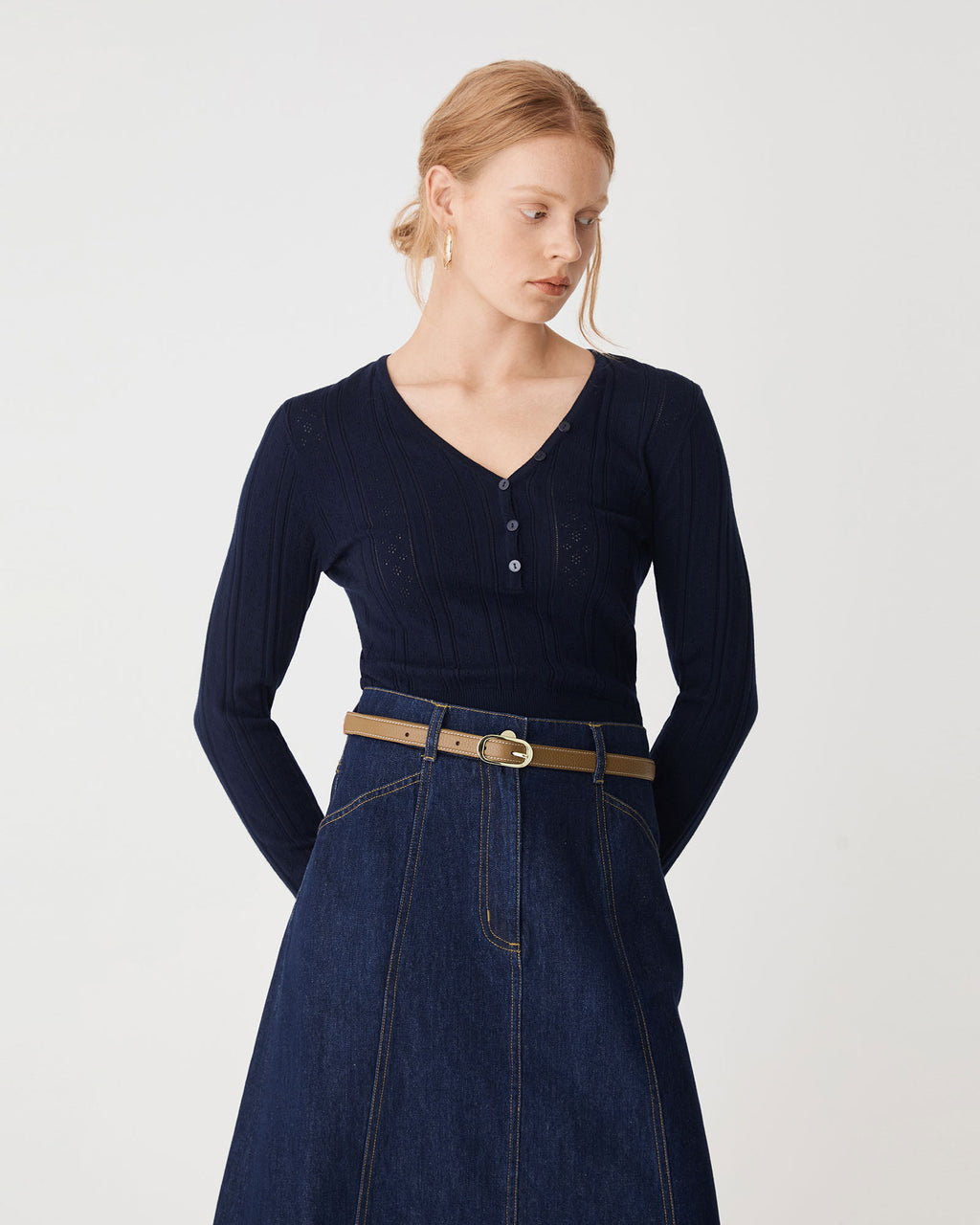 Lacey Pointelle Knit