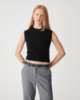 Frankie Sleeveless Cable Knit