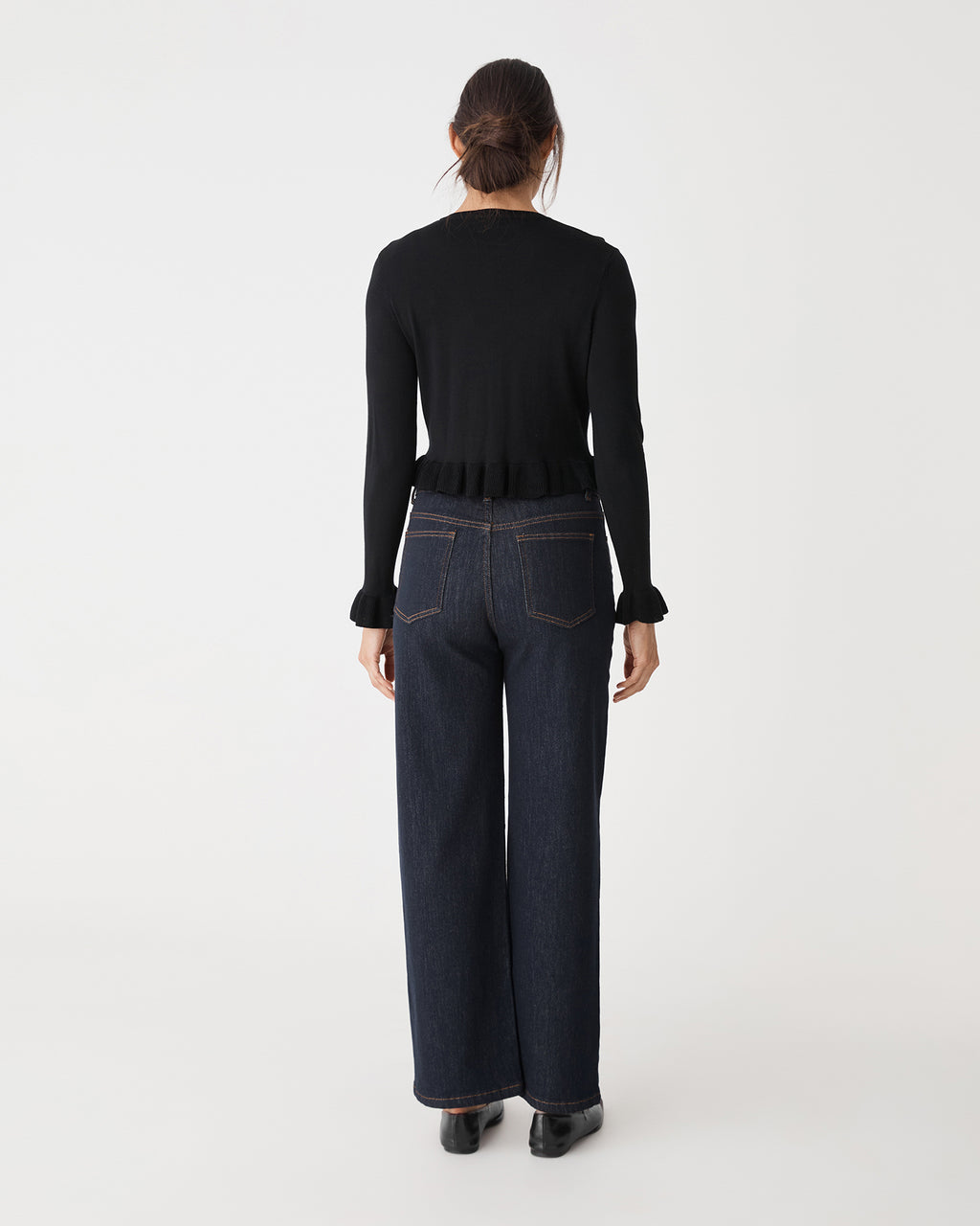 Daisy Tencel Frill Cardigan