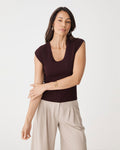 Laura Tencel Scoop Neck Knit