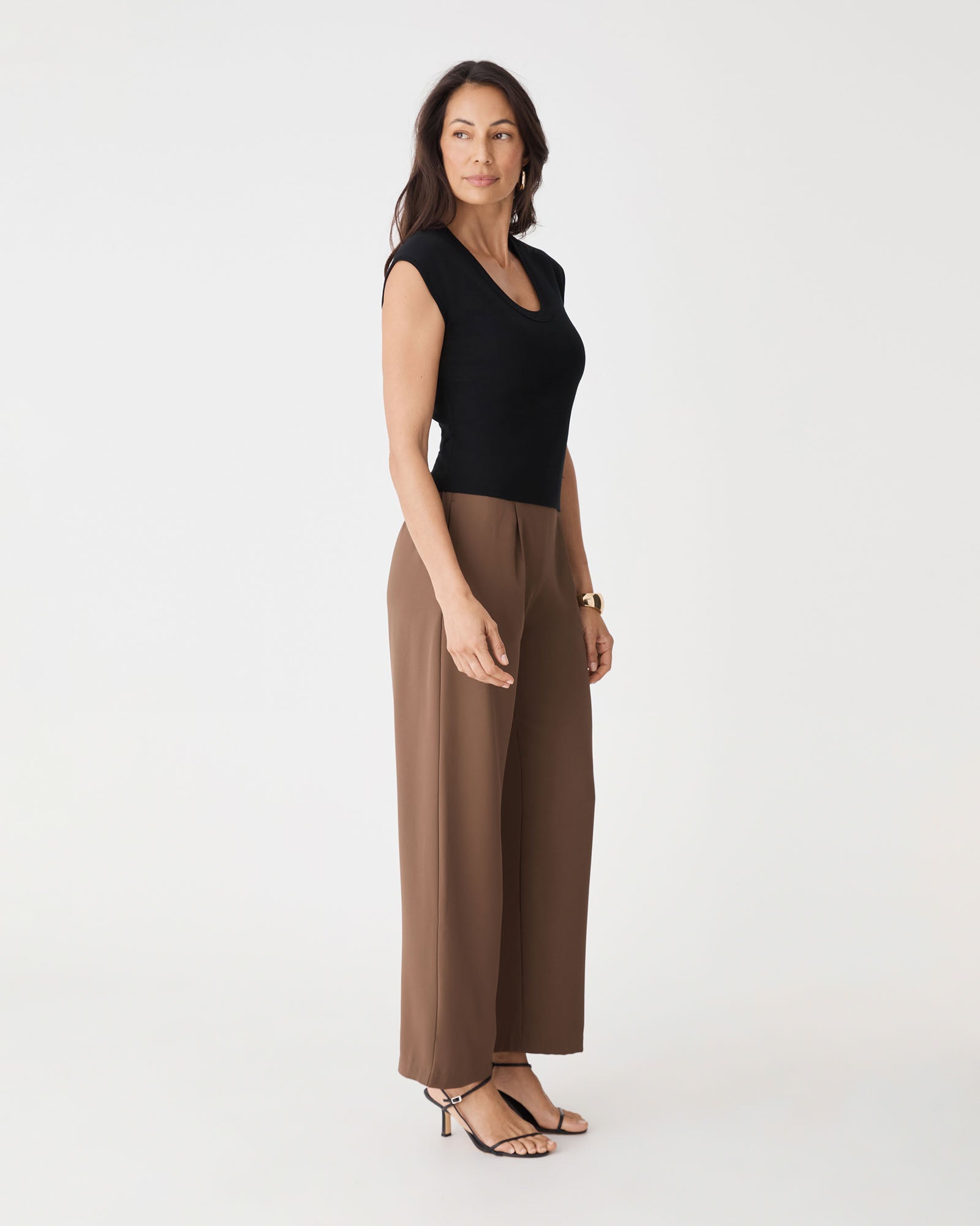Laura Tencel Scoop Neck Knit