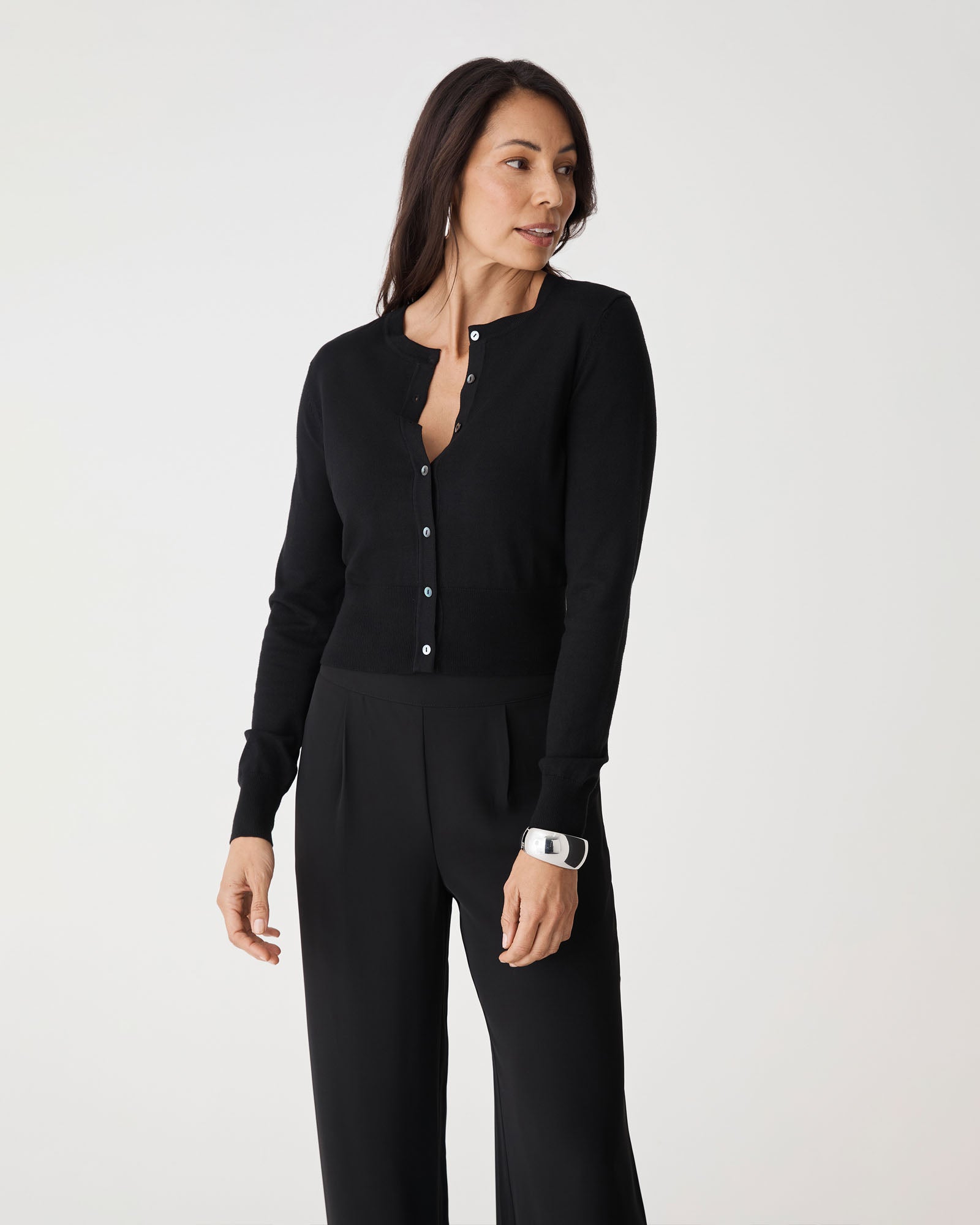 Jessie Crew Neck Cardigan