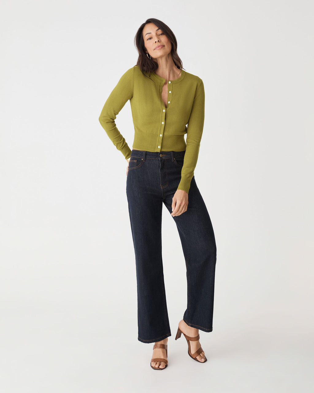 Jessie Crew Neck Cardigan