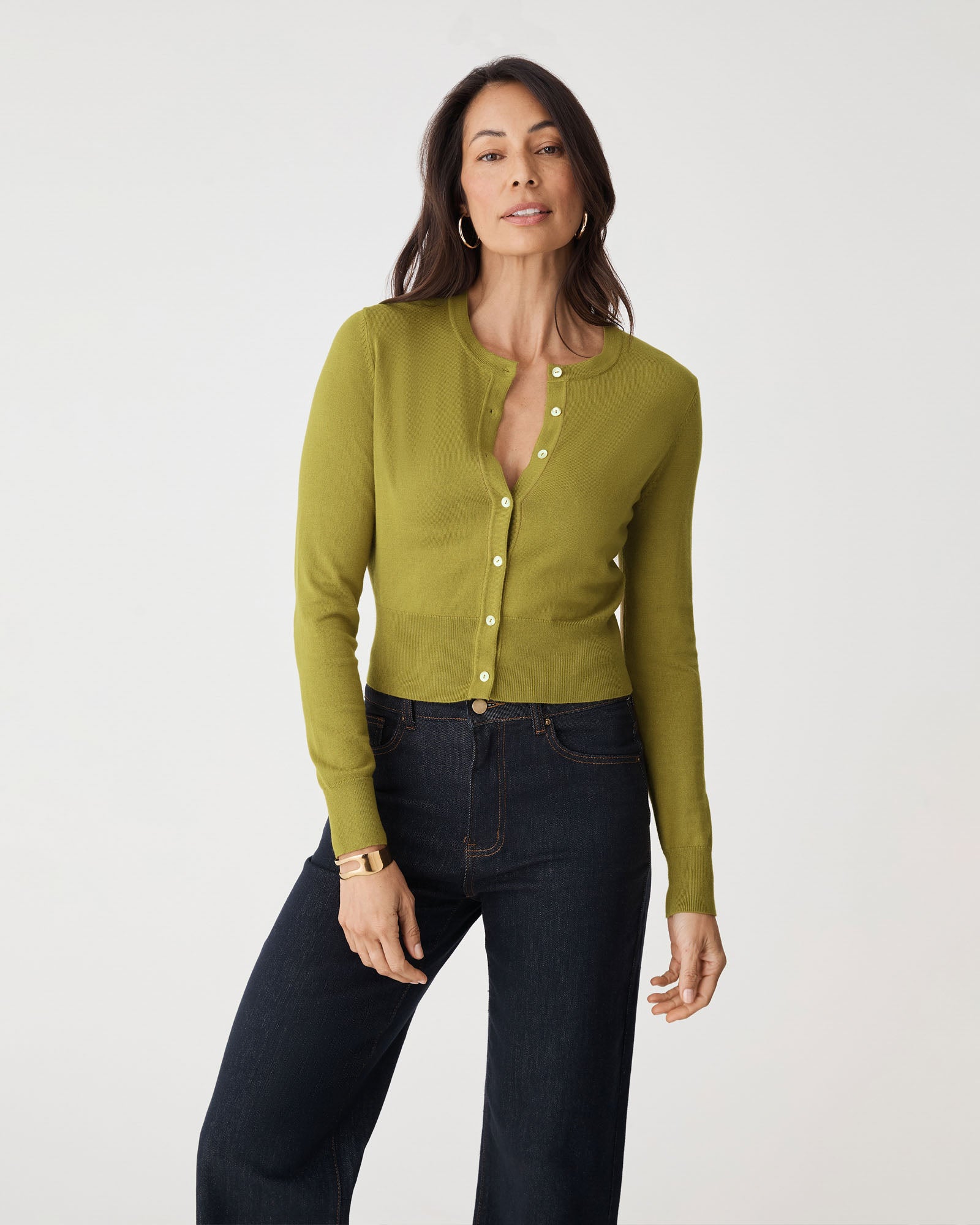 Jessie Crew Neck Cardigan
