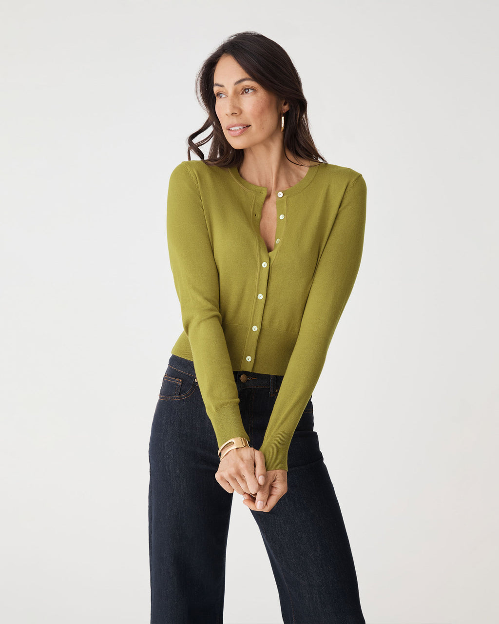 Jessie Crew Neck Cardigan