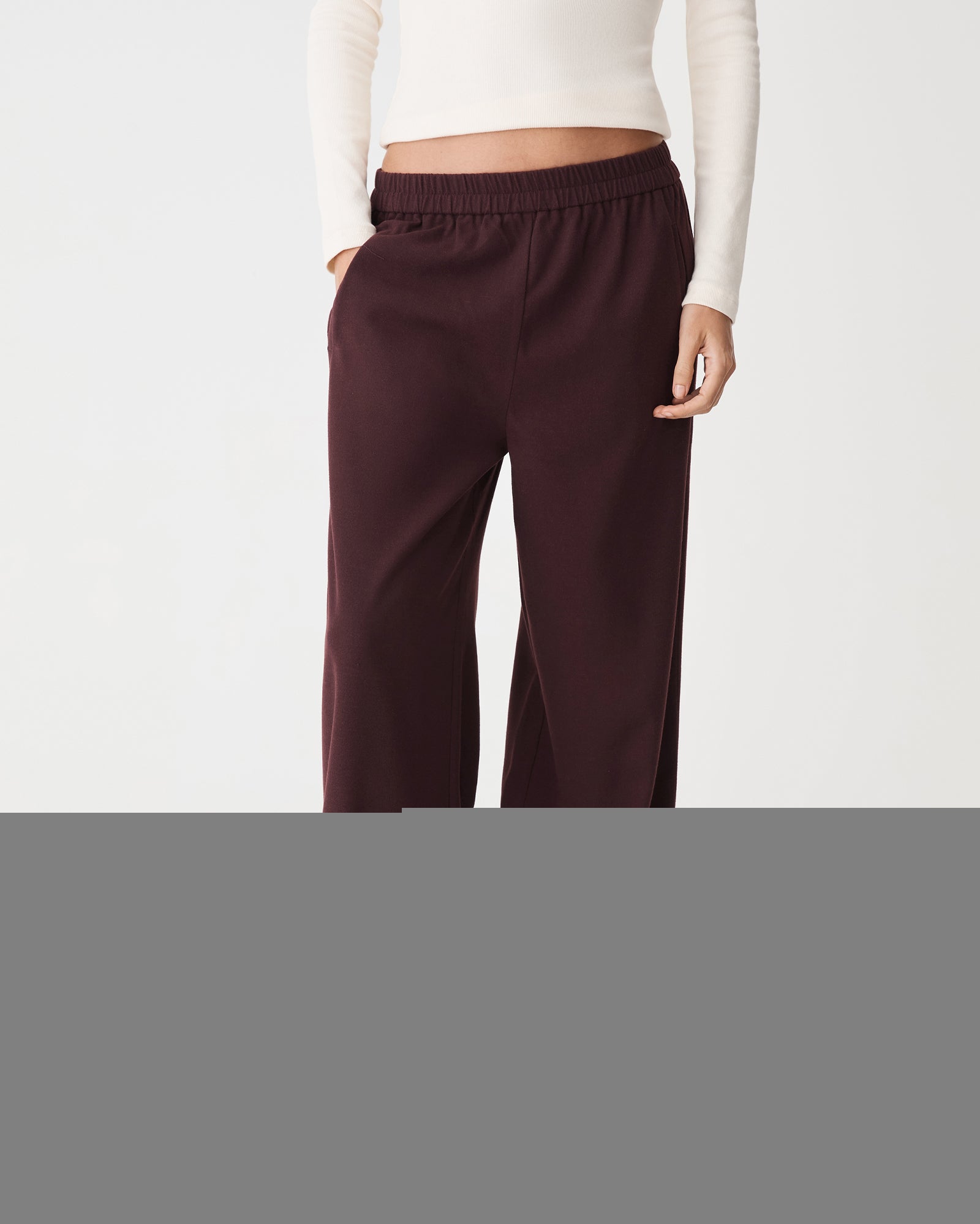 Irene Elastic Waist Pants
