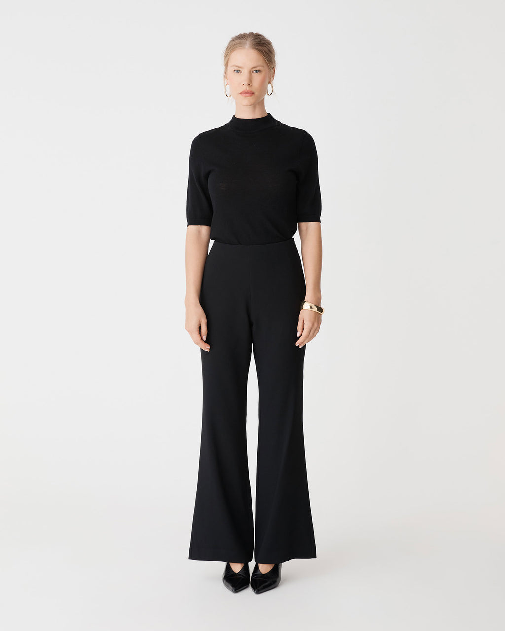 Kaitlyn Crepe Bootleg Pants