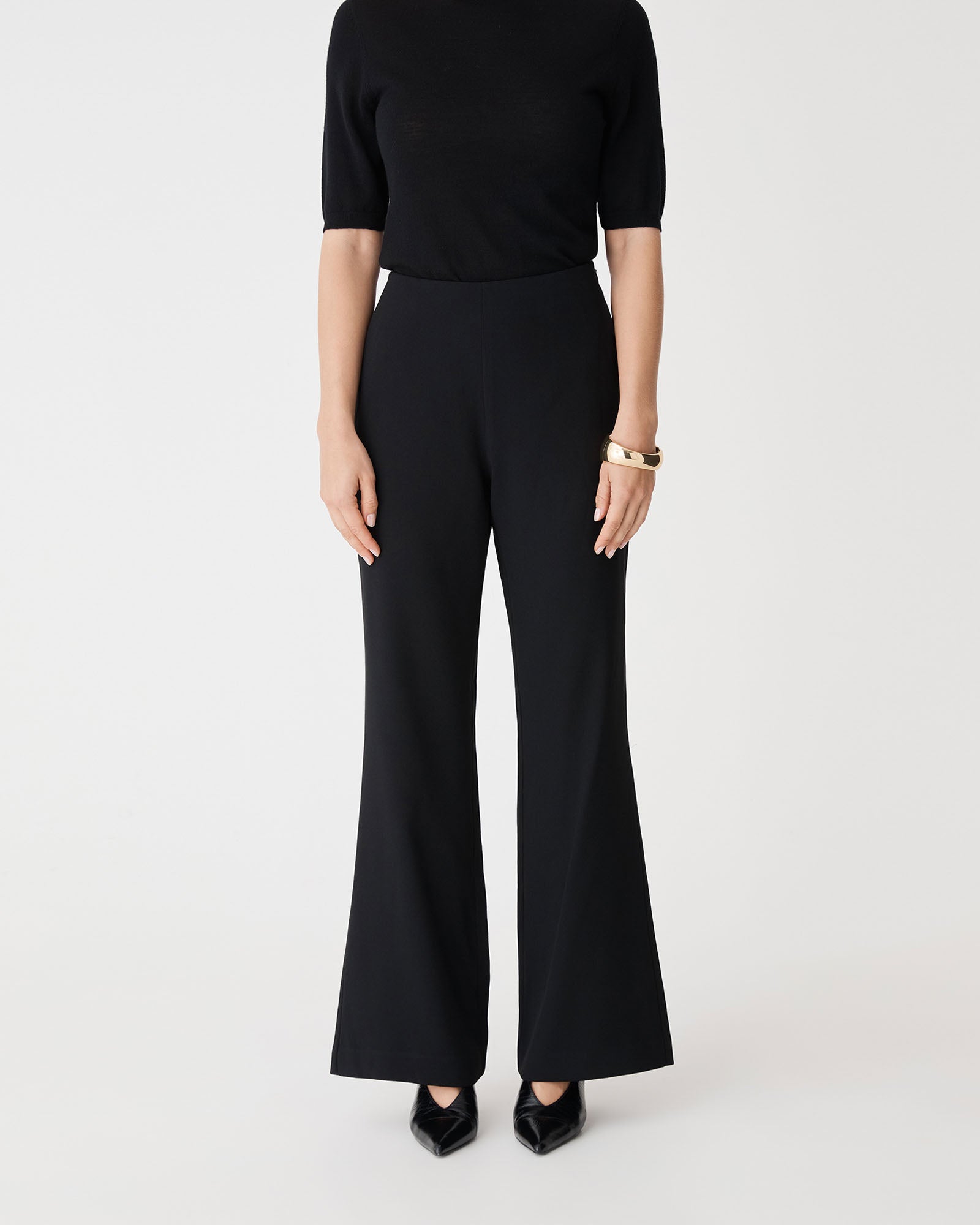 Kaitlyn Crepe Bootleg Pants