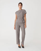Loretta Straight Check Pants
