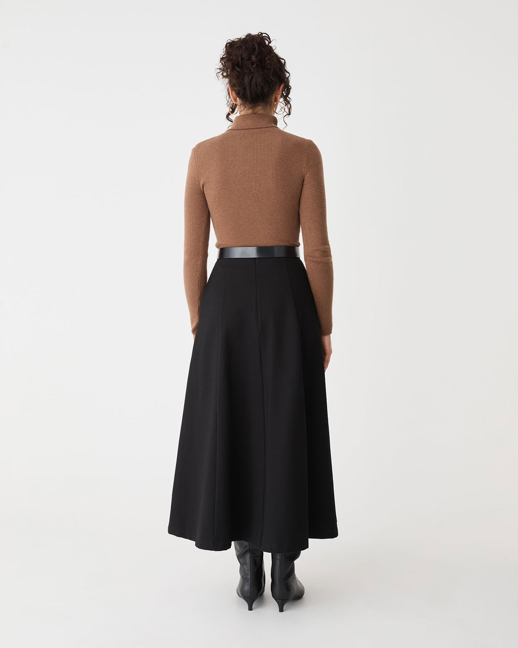 Janice A-Line Ponte Skirt