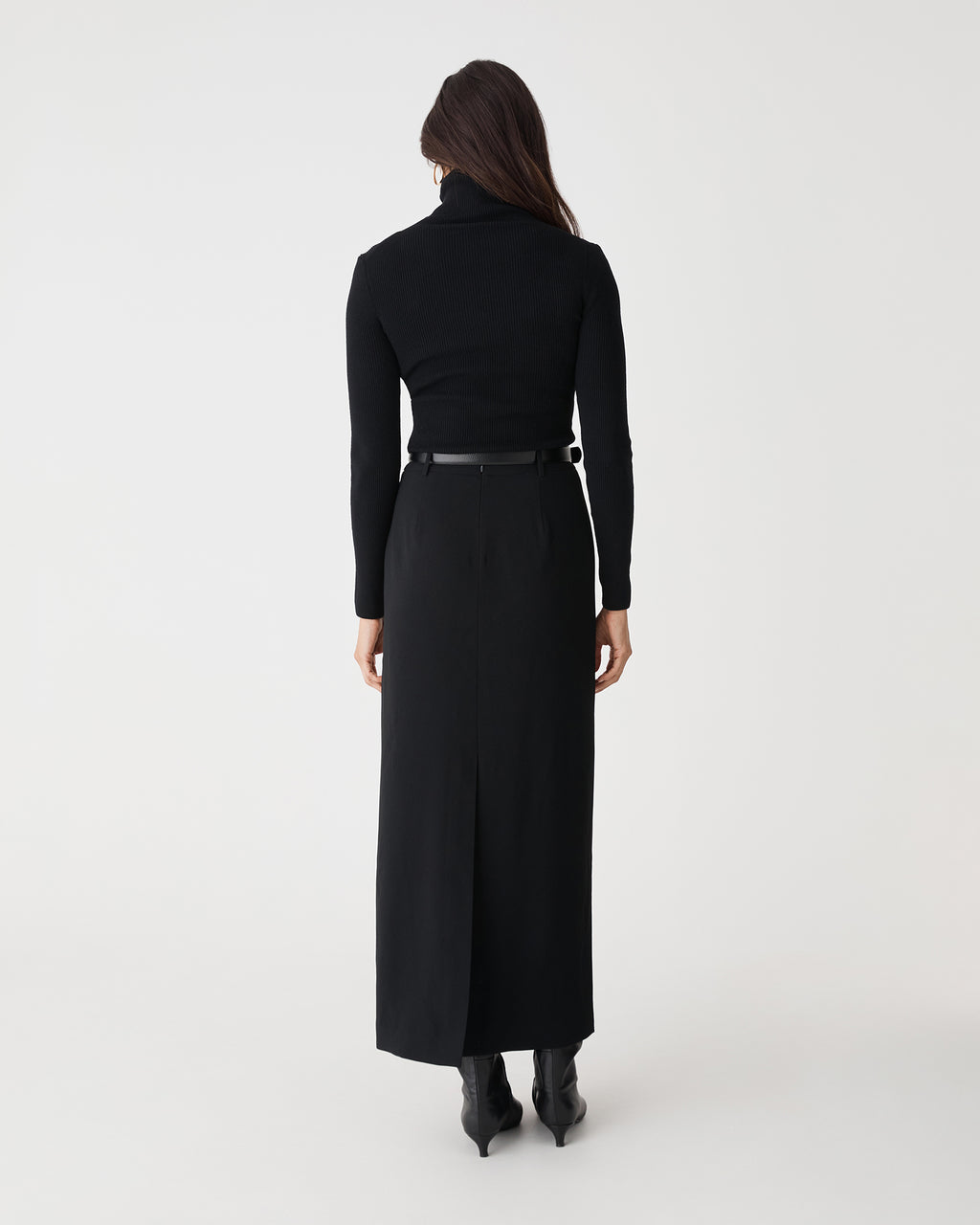 Kaitlyn Crepe Column Skirt