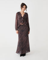 Sonia Snake Maxi Skirt