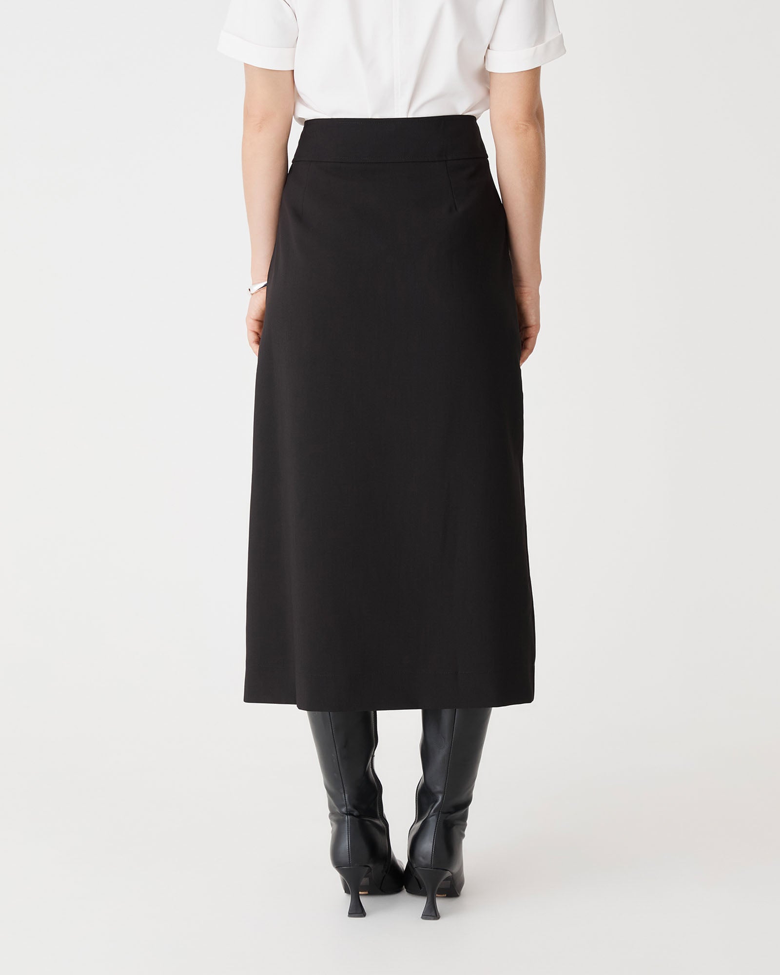 Lydia Faux Wrap Skirt