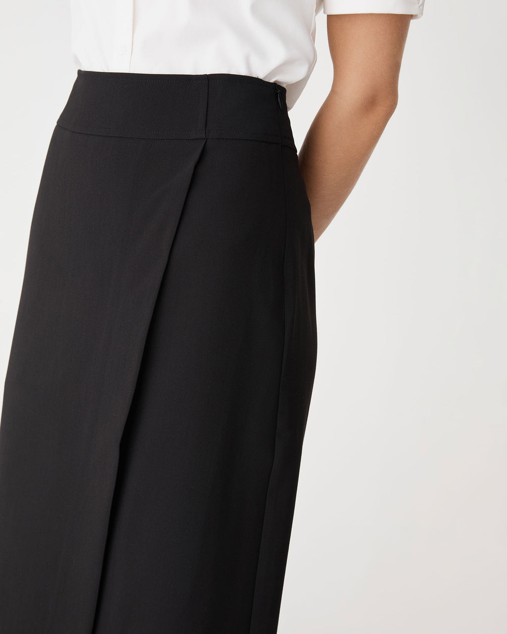 Lydia Faux Wrap Skirt
