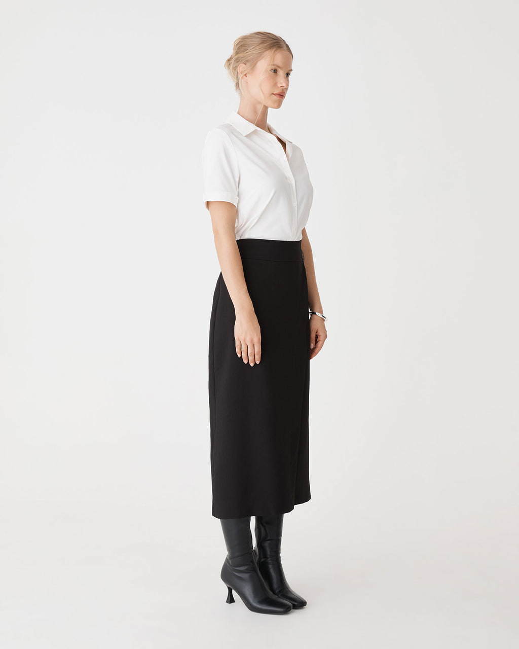Lydia Faux Wrap Skirt