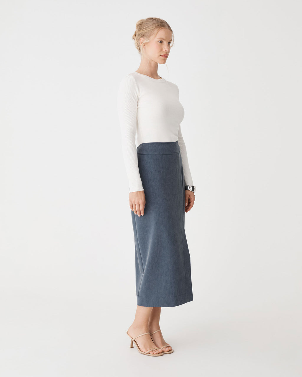 Lydia Faux Wrap Skirt