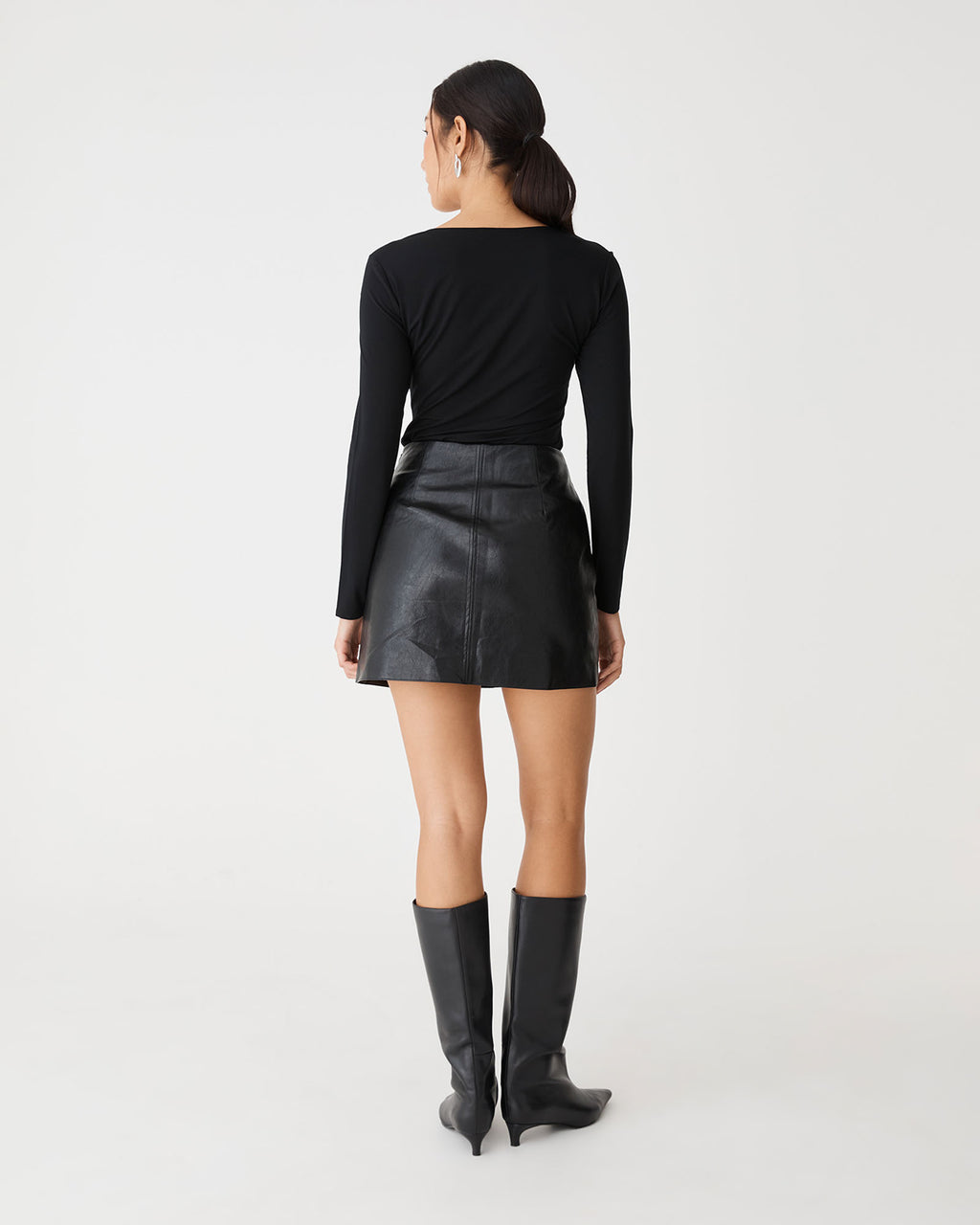 Shay Faux Leather Mini Skirt