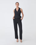 Layla Collared Wrap Top