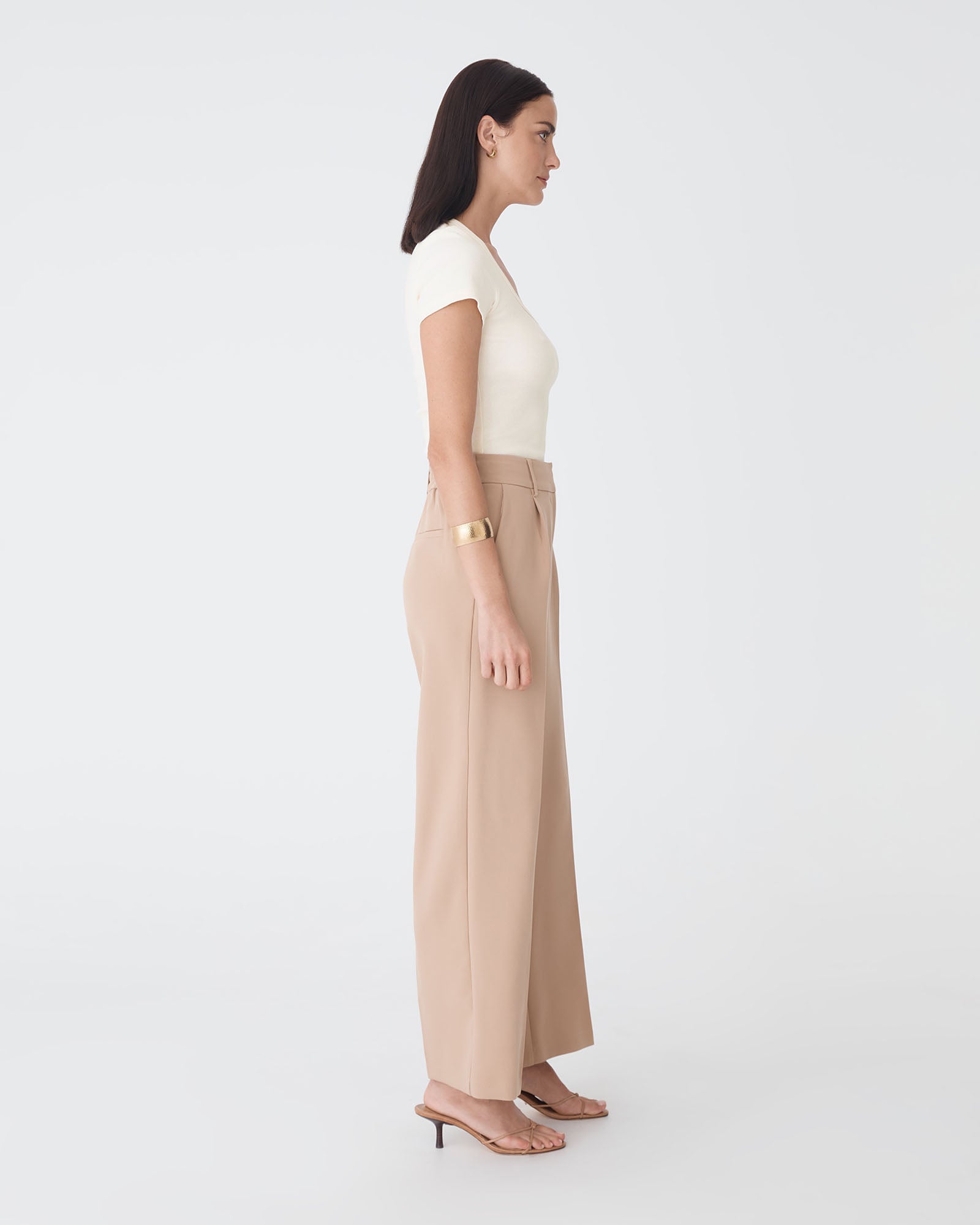 Devon Scoop Neck Rib Tee