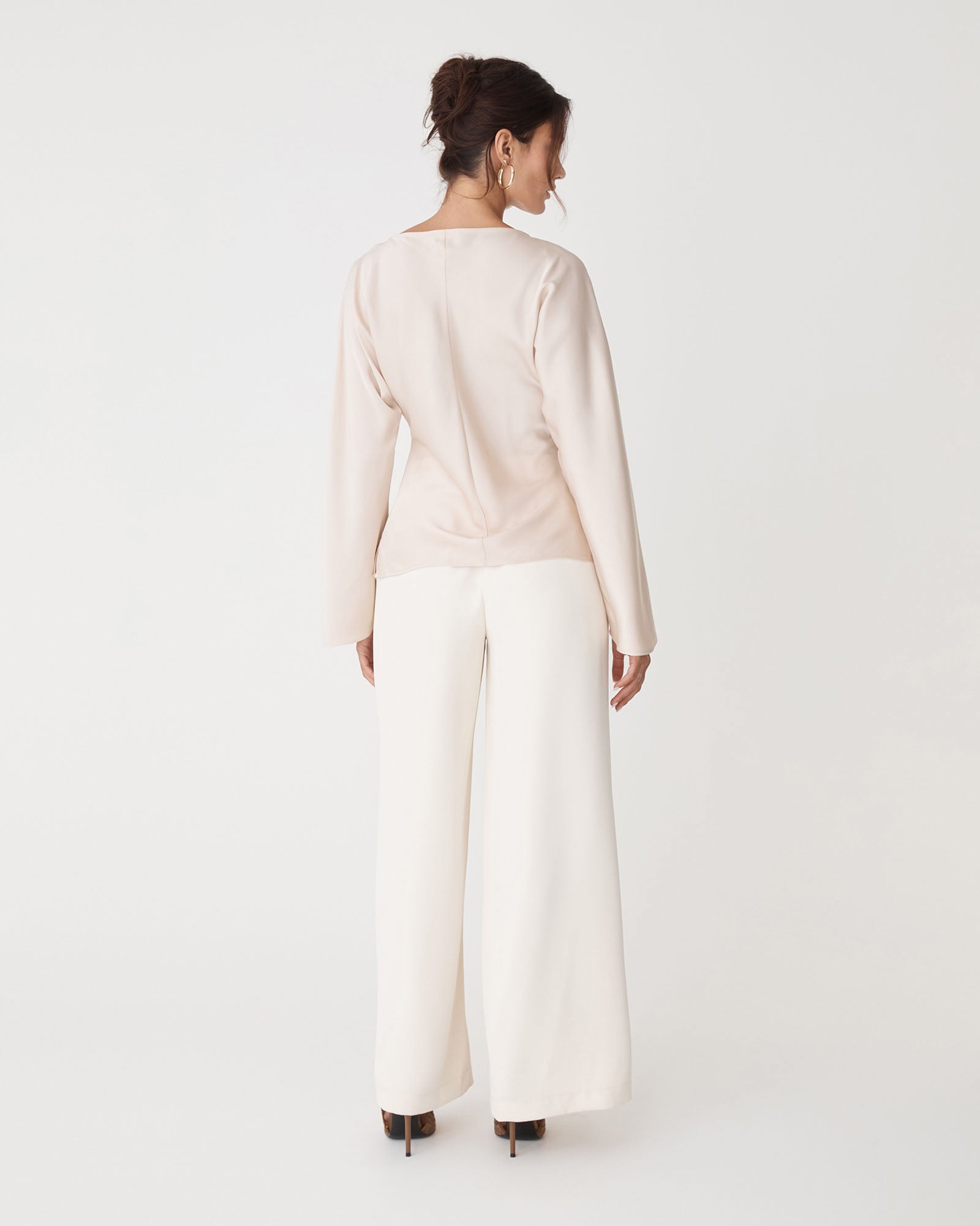 Asma Satin Bias Top