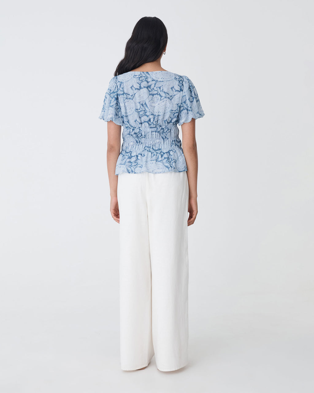 Angie Elastic Waist Top