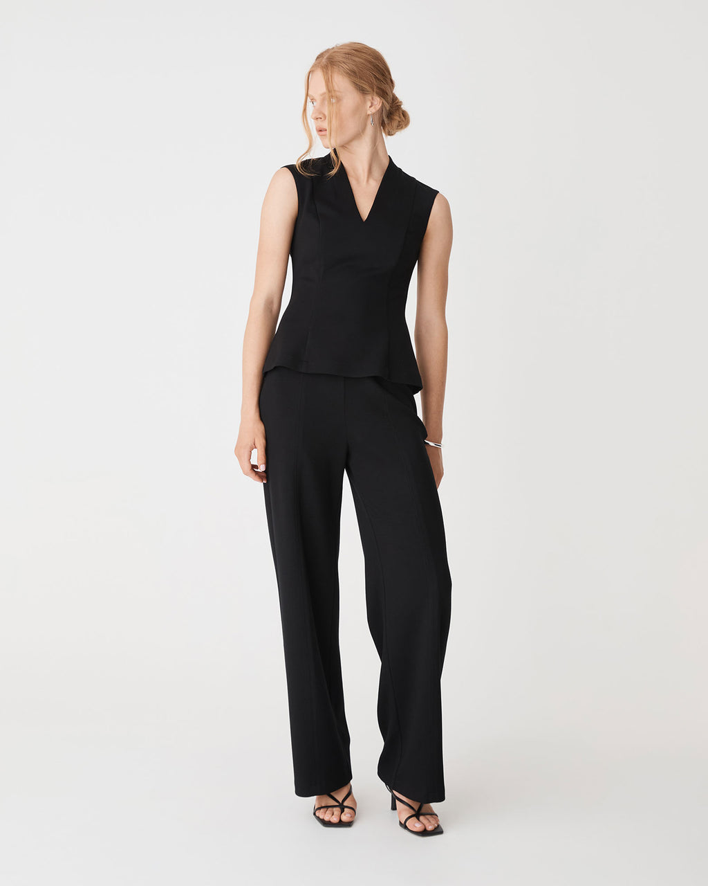 Juno V-Neck Ponte Top
