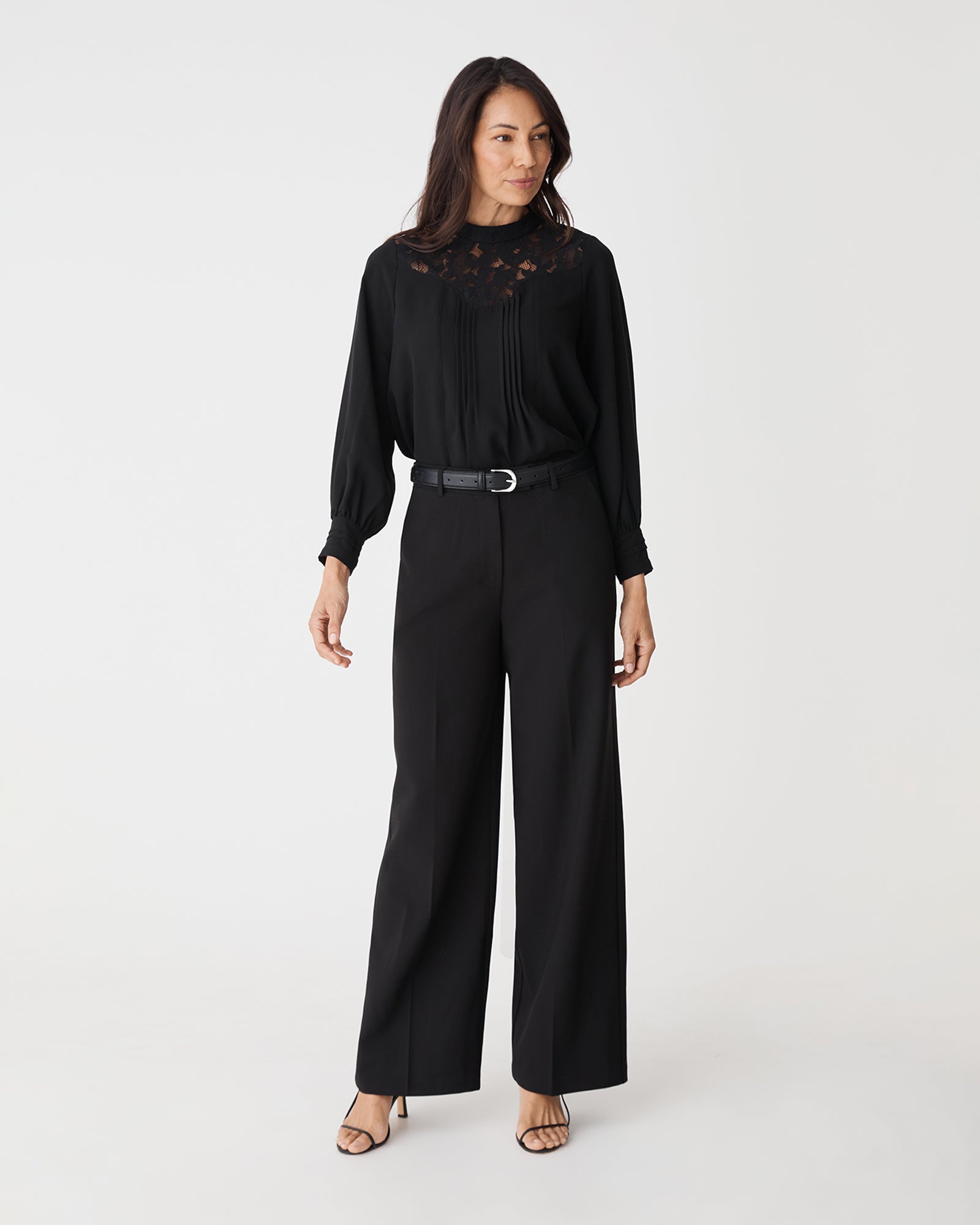 Fiora Lace Yoke Blouse